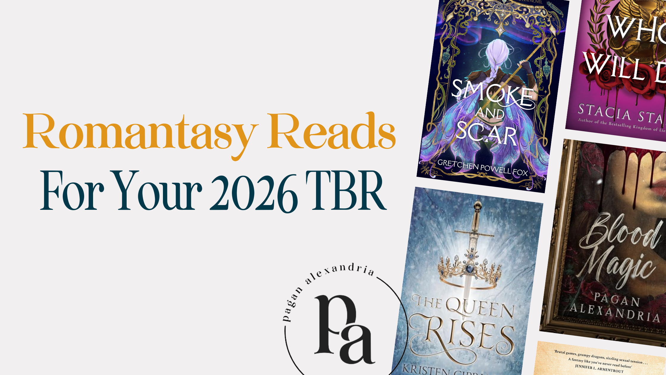 Romantasy Reads for Your 2026 TBR - Pagan Alexandria